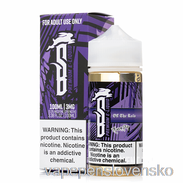 Off The Rails - Samovražedný Zajačik - 100ml 0mg Vape Cigareta